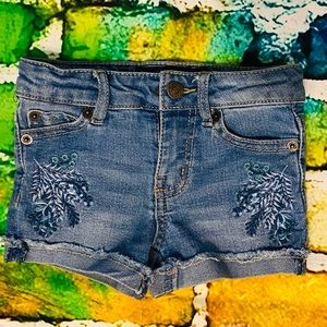 Little Girls Blue Jean Lucky Brand shorts